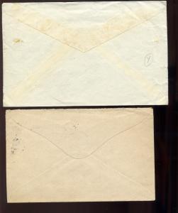 Canal Zone Scott #40 Type II Lot of 4 Covers ex. Gibbs w/ Better Usages (CZ40L1)