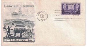 1946-1948 FDC's, Smartcraft cachets (3)