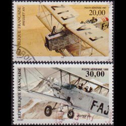 FRANCE 1997 - Scott# C60-1 Airplanes Set of 2 Used