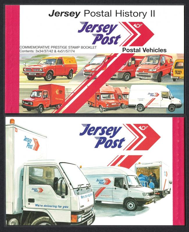 Jersey Postal History Postal Vehicles Booklet SG#SB65