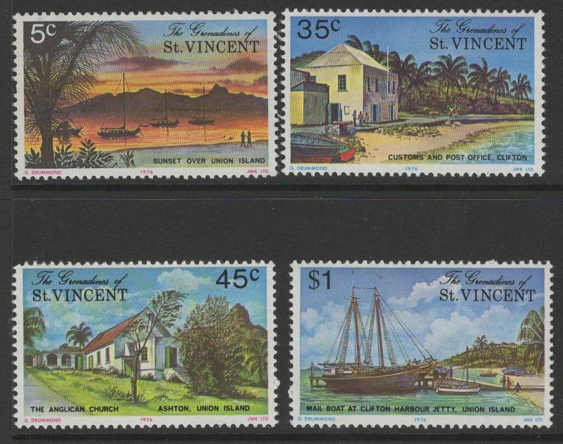 GRENADINES OF ST.VINCENT SG74/7 1976 UNION ISLAND MNH