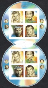 Canada #2222 52¢ Popular Singers (2008). Four booklets of 8 stamps. MNH