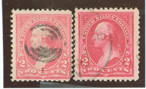 United States #248-249  Multiple