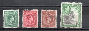 Jamaica 116-119 used