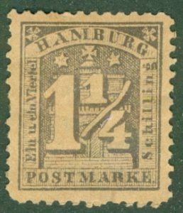 HAMBURG-GERMANY 22 MH REPRINT (RL) 3786 CV $25.00 BIN $7.50