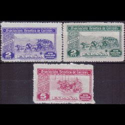 SPAIN 1940 - Charity Lab.-Royal Mail Set of 3 NH