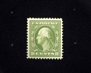 HS&C: Scott #380 8c Washington Choice large margin stamp Mint XF NH US Stamp