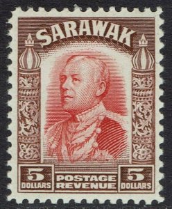 SARAWAK 1934 RAJA BROOKE $5