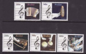 Aruba-Sc#522-6- id5-unused NH set-Musical Instruments-2016-