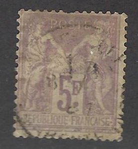 France SC#96 Used Fine SCV$70.00...Worth a Close Look!
