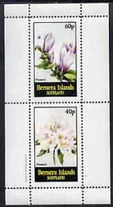 Bernera 1982 Flowers #24 perf set of 2 values unmounted mint