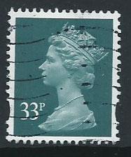 GB Machin 33p QE II  SG Y1696  Very Fine Used