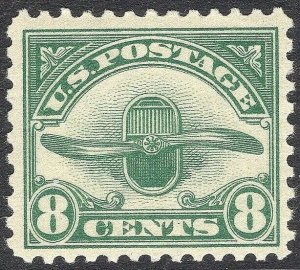 C4 XF MNH OG 8¢ AIRMAIL-PROPELLOR-NICE AIRMAIL STAMP!!! (REM #C4-7)