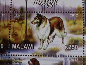 Malawi Stamp:2012-Beautiful Dogs CTO Stamp sheet