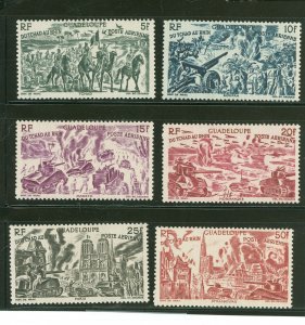 Guadeloupe #C4-C9 Mint (NH) Single (Complete Set)