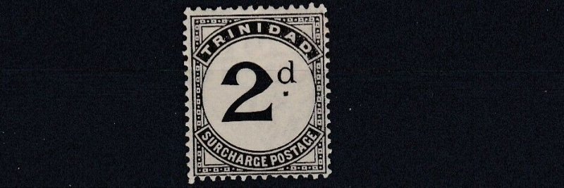 TRINIDAD  1905 - 06  SG   D11  2D    SLATE BLACK  MH  