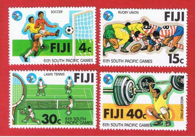 Fiji #405-408 MNH OG  South Pacific Games    Free S/H