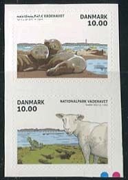 Denmark 2015, National Park Wadden Sea, Seal & Sheep 2v s-a, MNH
