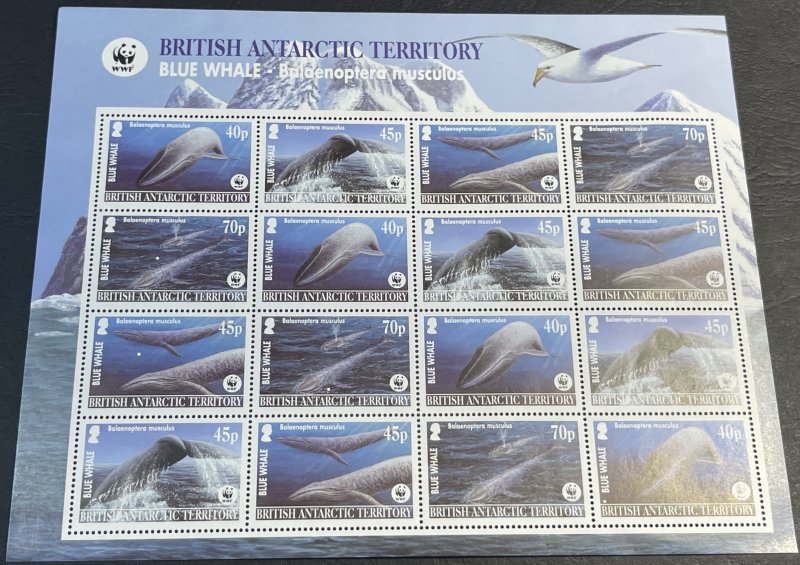 BRITISH ANTARCTIC TERR. # 326-329(329a)--MINT/NEVER HINGED--SHEET OF 16--2003