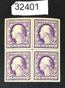US STAMPS # 484 CL BLOCK OF 4 MINT OG NH XF CAT. $140 LOT #32401