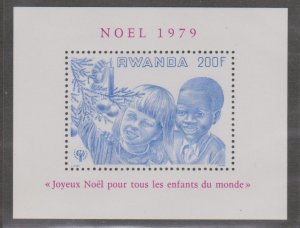 Rwanda # 934, International Year of the Child, Souvenir Sheet, Mint NH 1/2 Cat