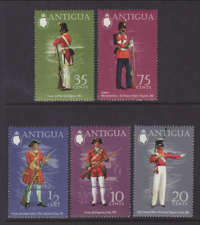 Antigua 307-311 Uniforms MNH VF
