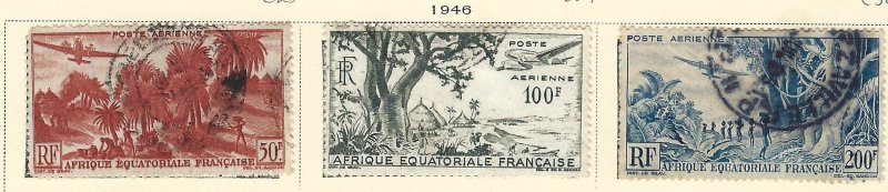 French Equatorial Africa C31-33 USED cv $4.05 BIN $2.00