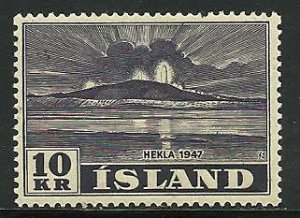 Iceland # 252, Mint Hinge.