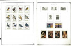 Aitutaki 1903-1988 MNH & LH in Mounts (1 used) on Scott International Pages