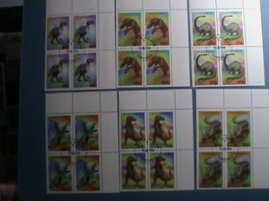 TANZANIA-1994-PREHISTORY ANIMALS CT0  BLOCK  SET-VF WE SHIP TO WORLD WIDE