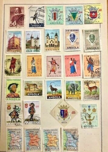 Angola - World Stamp Lot of 50+ Stamps 