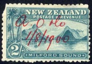 New Zealand Sc# 82 Cull 1898 Scenes