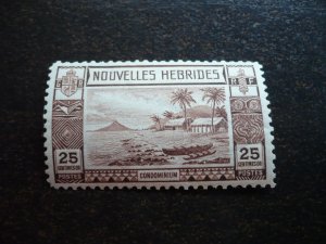 Stamps - New Hebredies - Scott# 59 - Mint Hinged Part Set of 1 Stamp