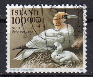 Iceland 722 - Used - Northern Gannet (cv $1.00)