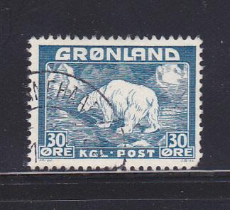 Greenland 7 U Polar Bear SCV $7.50 (D)