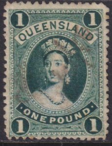 Australia - Queensland 1886 SC 83 Used