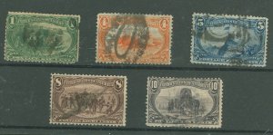 United States #285/287-290  Single