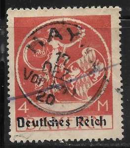 Bavaria - Scott #272 4M Dull red F VF Used