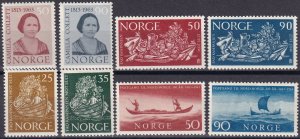 Norway #431-8  F-VF Unused CV $9.40 (Z4581)