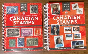 2025/2026 Canada Unitrade Specialized Canadian Postage Stamp Catalogue 2 Volumes