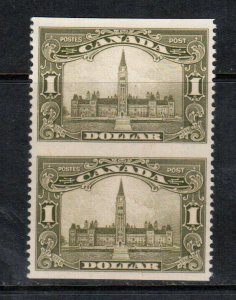 Canada #159c Very Fine Never Hinged Imperf Pair