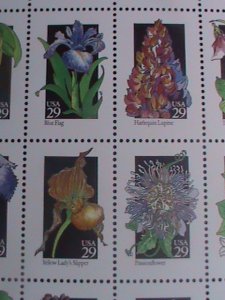 ​UNITED STATES- 1992 SC#2696a- 50 STATE WILD FLOWERS LARGE.-MNH FULL SHEET -VF