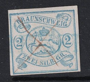 Brunswick SC# 2 Used / Pen Cancel / Back Signed ST - S19293