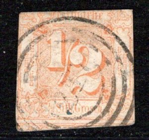 German States Thurn & Taxis Scott # 17, used