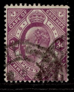 SOUTH AFRICA - Cape of Good Hope EDVII SG74, 3d magenta, FINE USED.