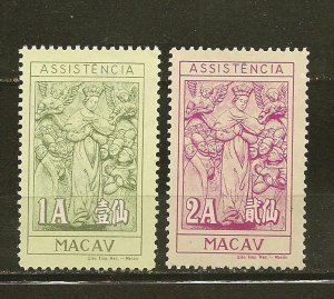 Macau SC#RA16-RA17 Postal Tax Mint Hinged