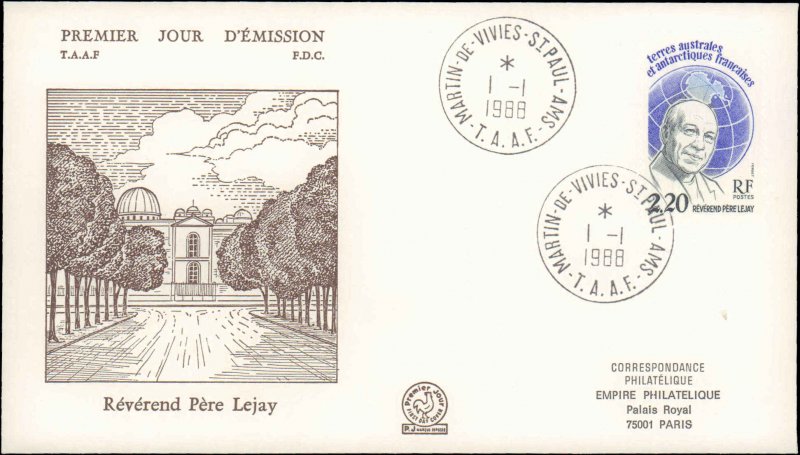 French Southern and Antarctic Terr., Worldwide First Day Cover, Polar