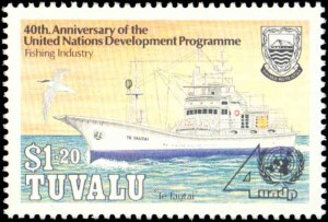 Tuvalu #555-557, Complete Set(3), 1990, Ships, Never Hinged