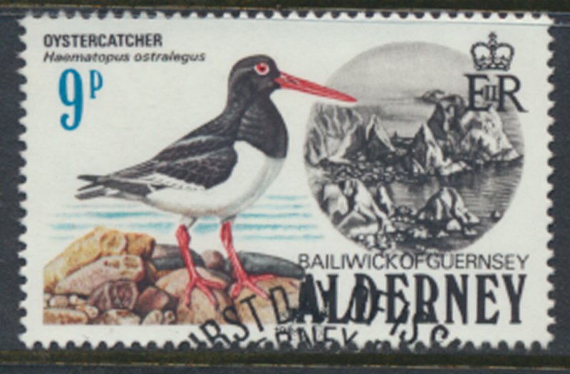 Alderney  SG A13  SC#  13   Birds Used First Day Cancel - as per scan