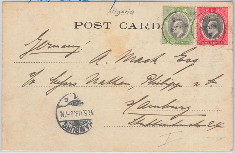 51946 - SOUTHERN  NIGERIA  -  POSTAL HISTORY -  POSTCARD from SAPELE to GERMANY